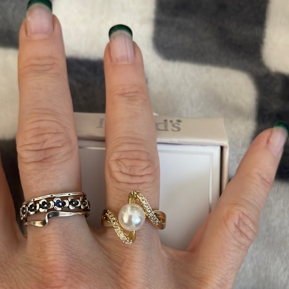 NIB Pearl Ring Size 7 - Picture 2 of 6